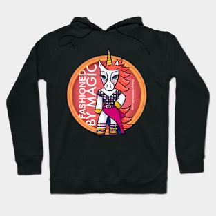 FASHIONed by Magic #3 Fashion Unicorn - Original Illustration Hoodie